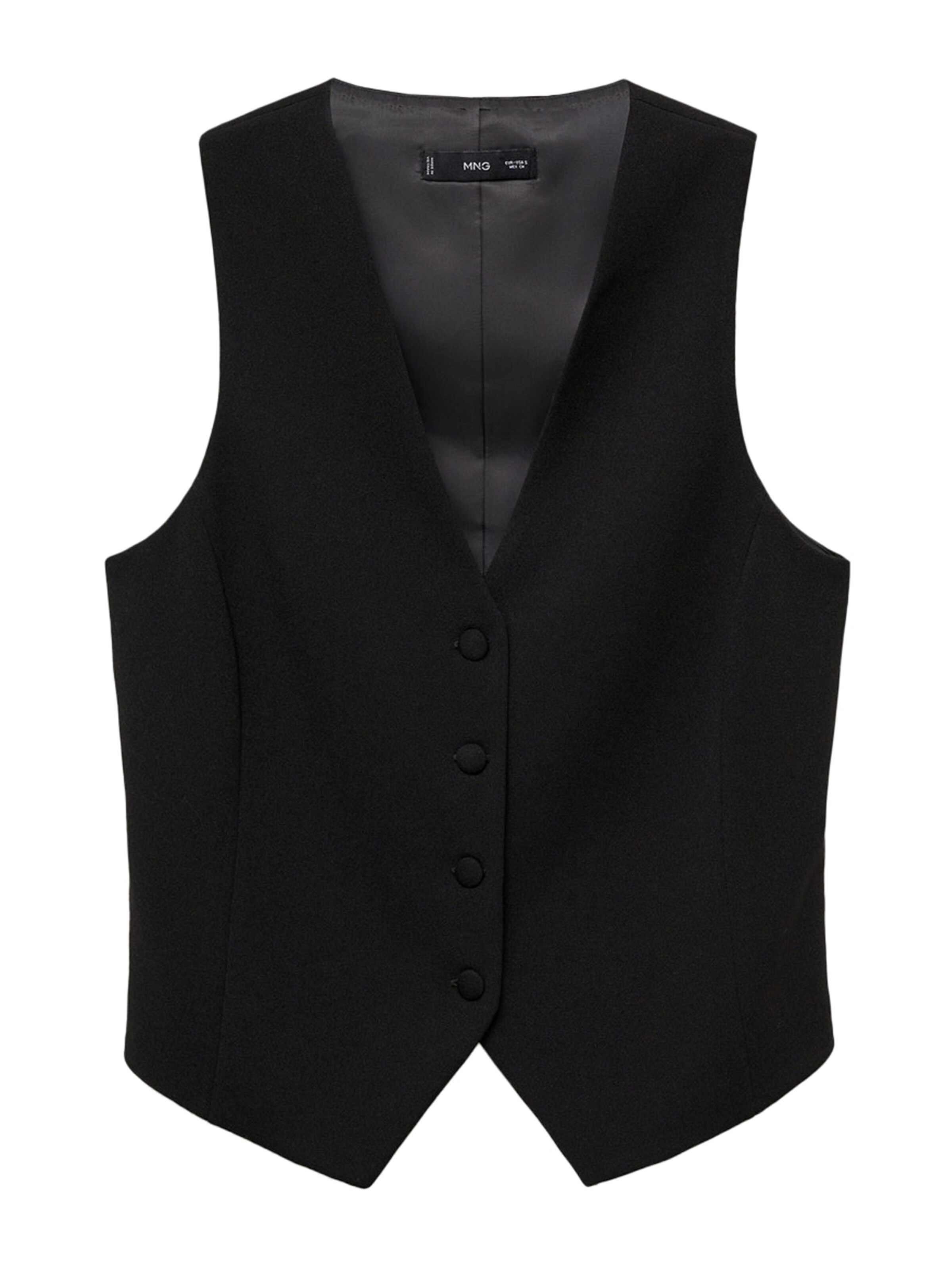 MANGO Kamizelka do garnituru 'AVAYA' w kolorze czarny: przód
