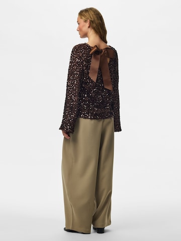 PIECES Shirt 'KAMMY' in Brown