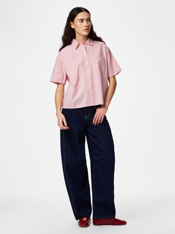 PIECES Blouse 'PCMelia' in Roze