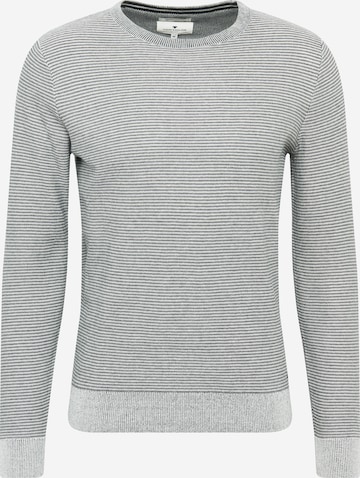 Pull-over TOM TAILOR en gris : devant