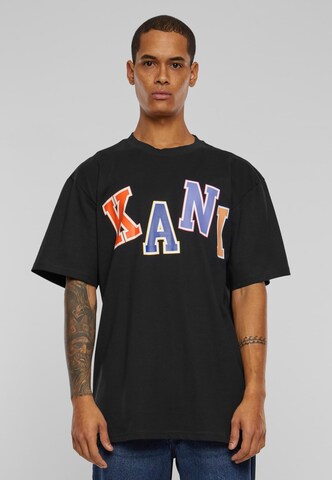 T-Shirt Karl Kani en noir : devant