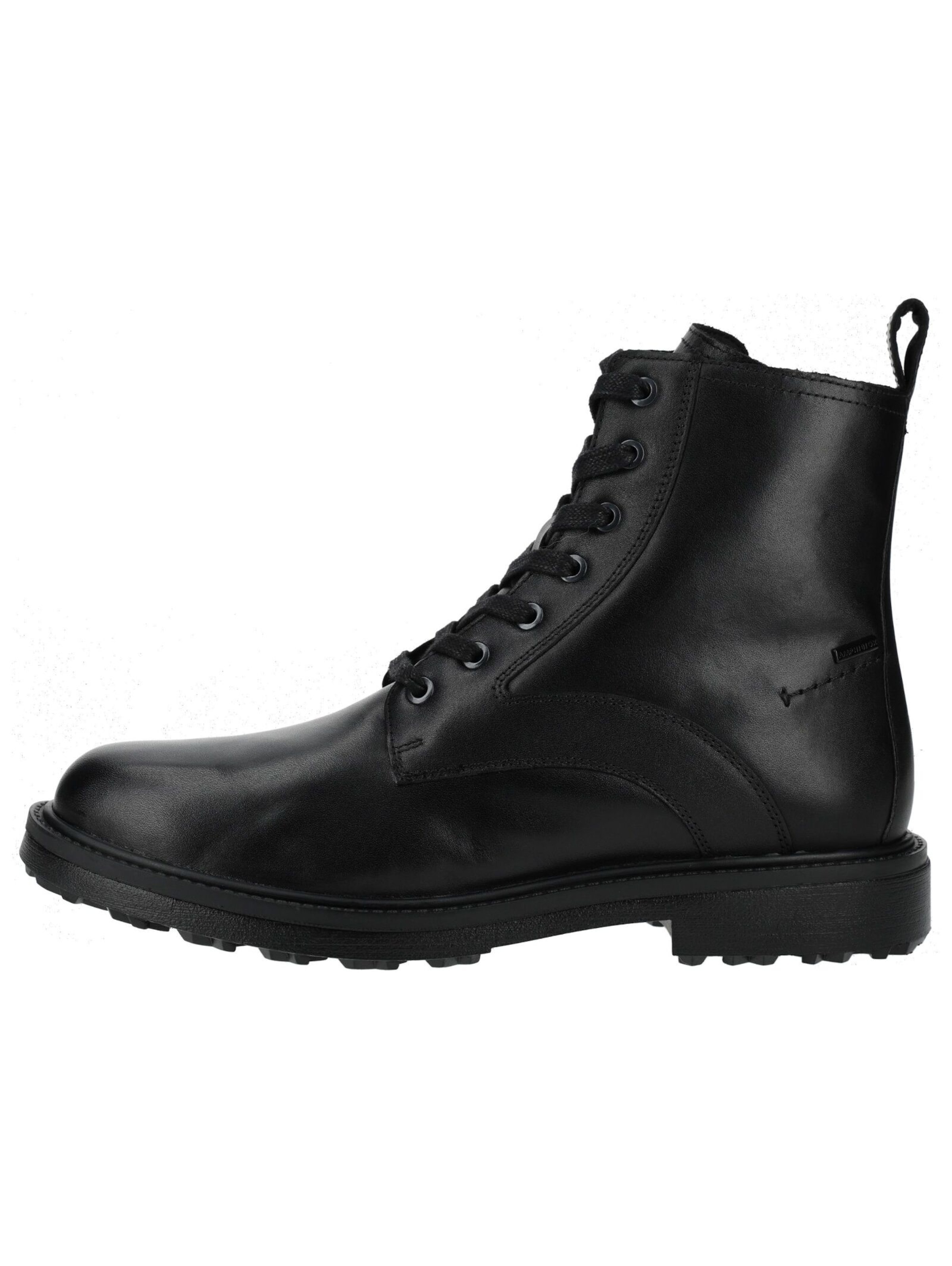GEOX Schnürboots in Schwarz