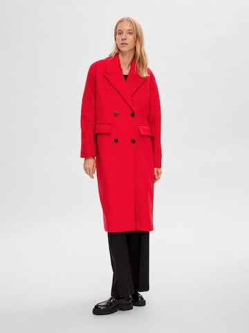 Manteau mi-saison SELECTED FEMME en rouge