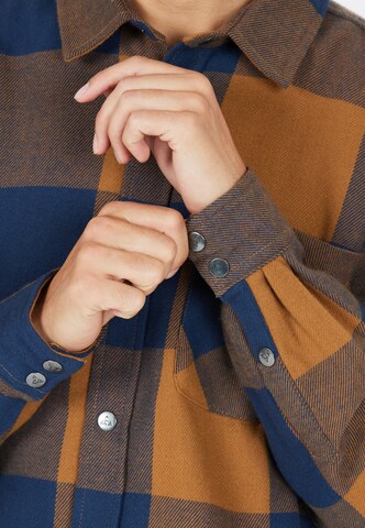 Whistler Regular fit Athletic button up shirt 'Vecna' in Brown