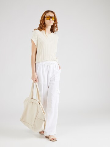 Loosefit Pantalon cargo GAP en blanc