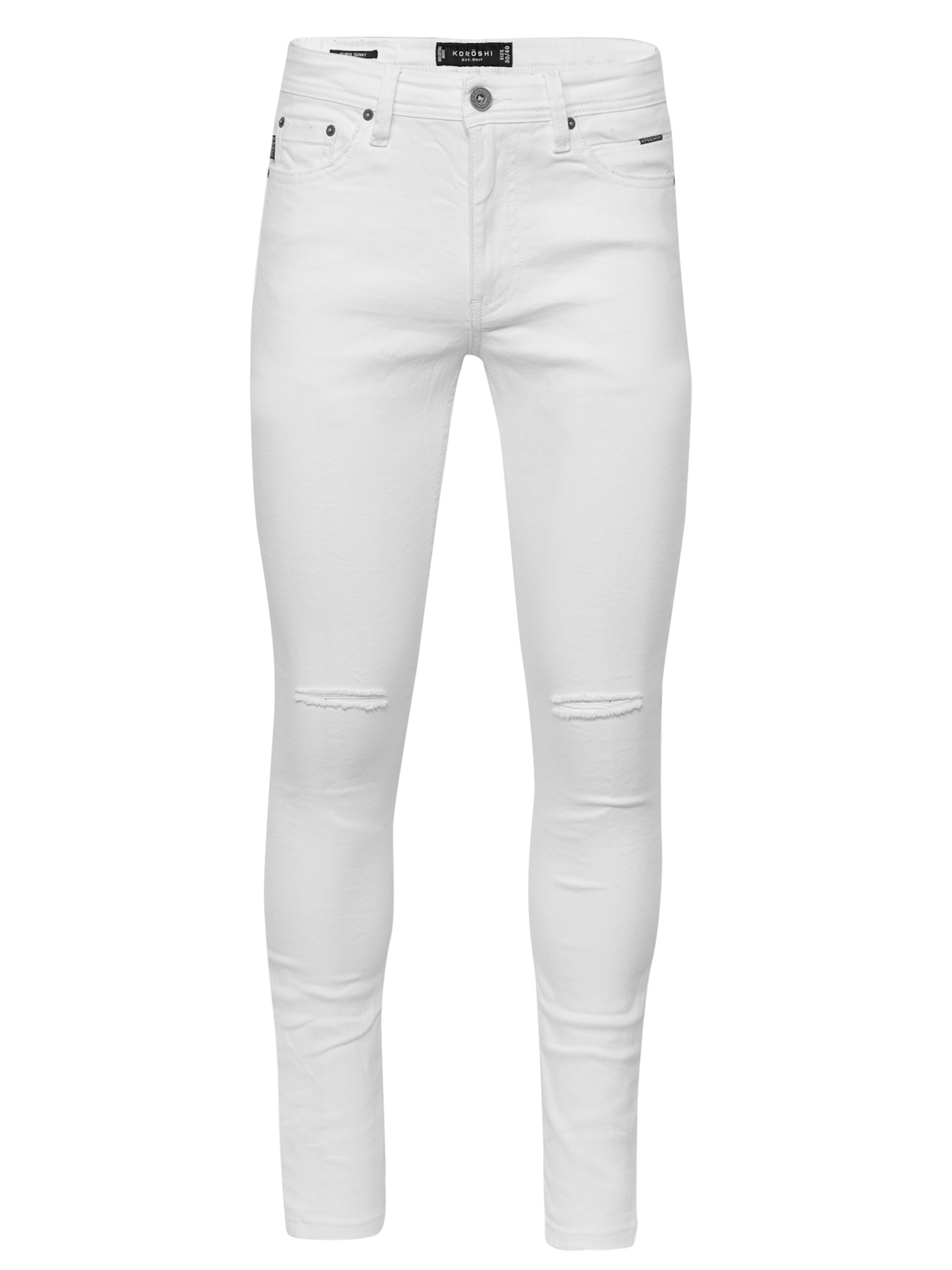 balta KOROSHI Standartinis Džinsai: priekis