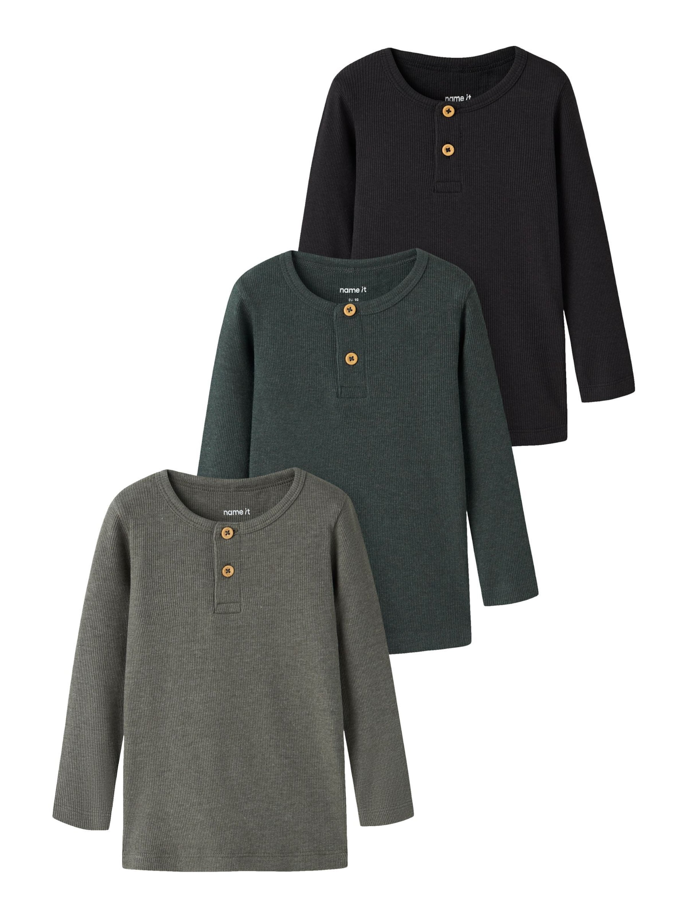 NAME IT Shirts i grå: forside