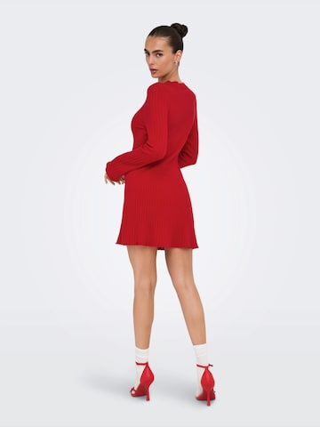 ONLY - Vestido de punto en rojo