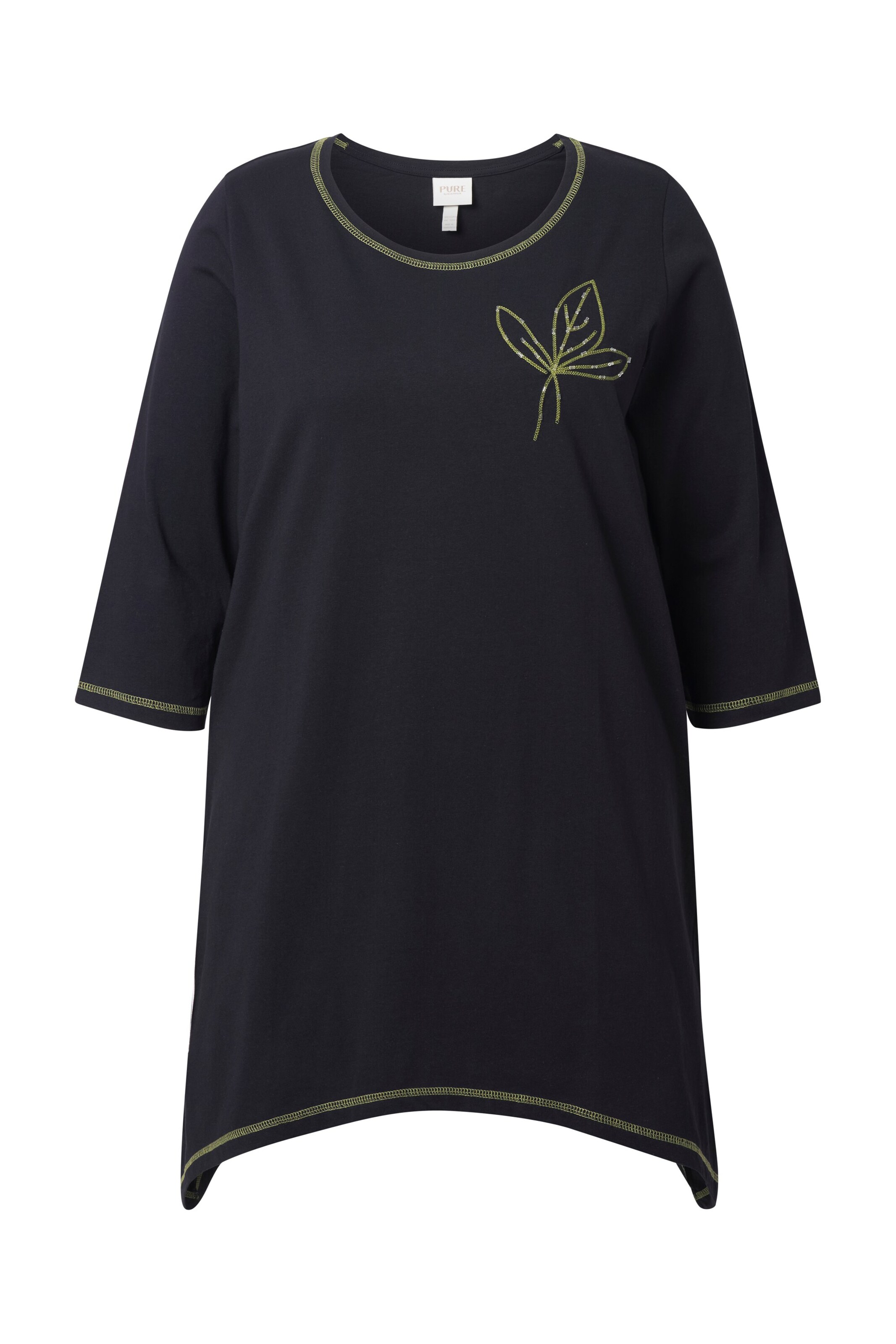 Ulla Popken Shirt in Black: front