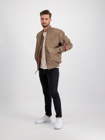 Veste mi-saison ALPHA INDUSTRIES en marron