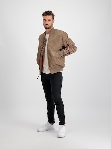 ALPHA INDUSTRIES Between-Season Jacket in Brown