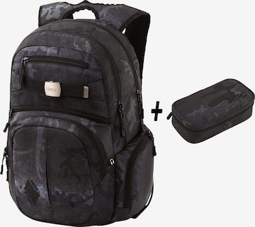 NITRO Rucksack SET HERO in Schwarz: Vorderseite