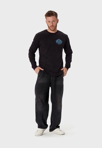 Oldskull Langarmshirt in Schwarz