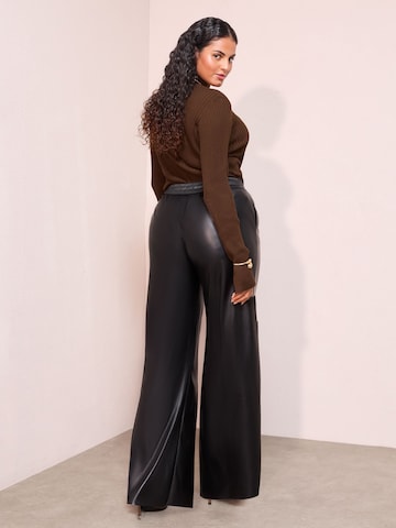 juoda Friends Like These Plačios klešnės Kelnės