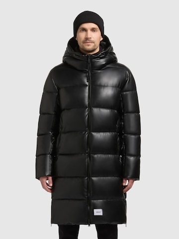 Manteau d’hiver 'Emmet' khujo en noir : devant