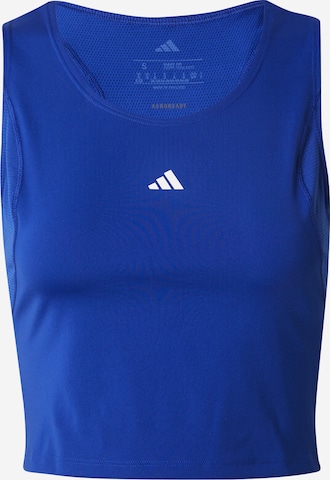 ADIDAS PERFORMANCE Спортивный топ в Синий: спереди