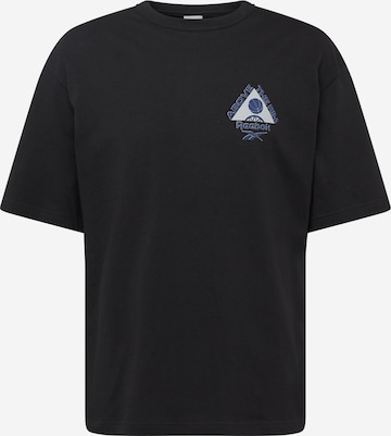 T-Shirt Reebok en noir : devant