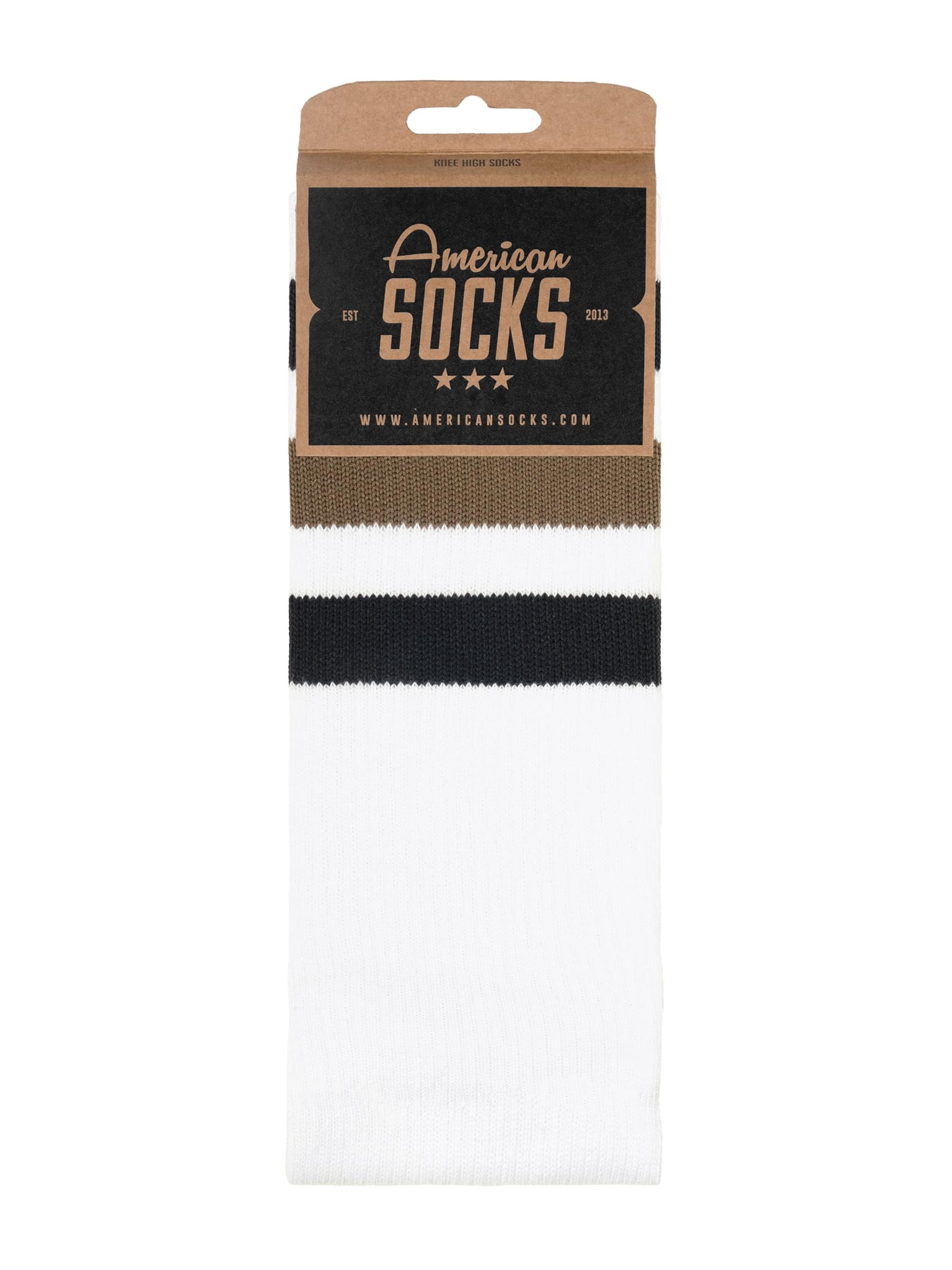 Chaussettes montantes 'Gizmo' American Socks en blanc