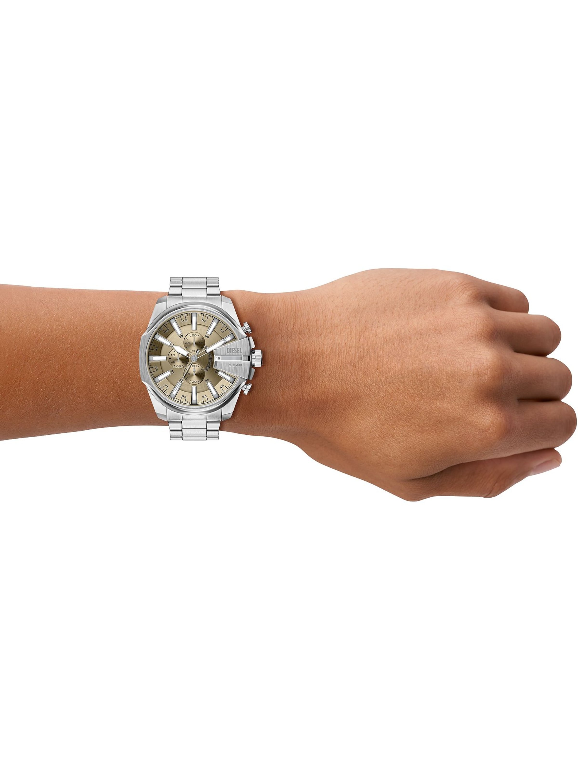 DIESEL Analog Watch in Silver: front