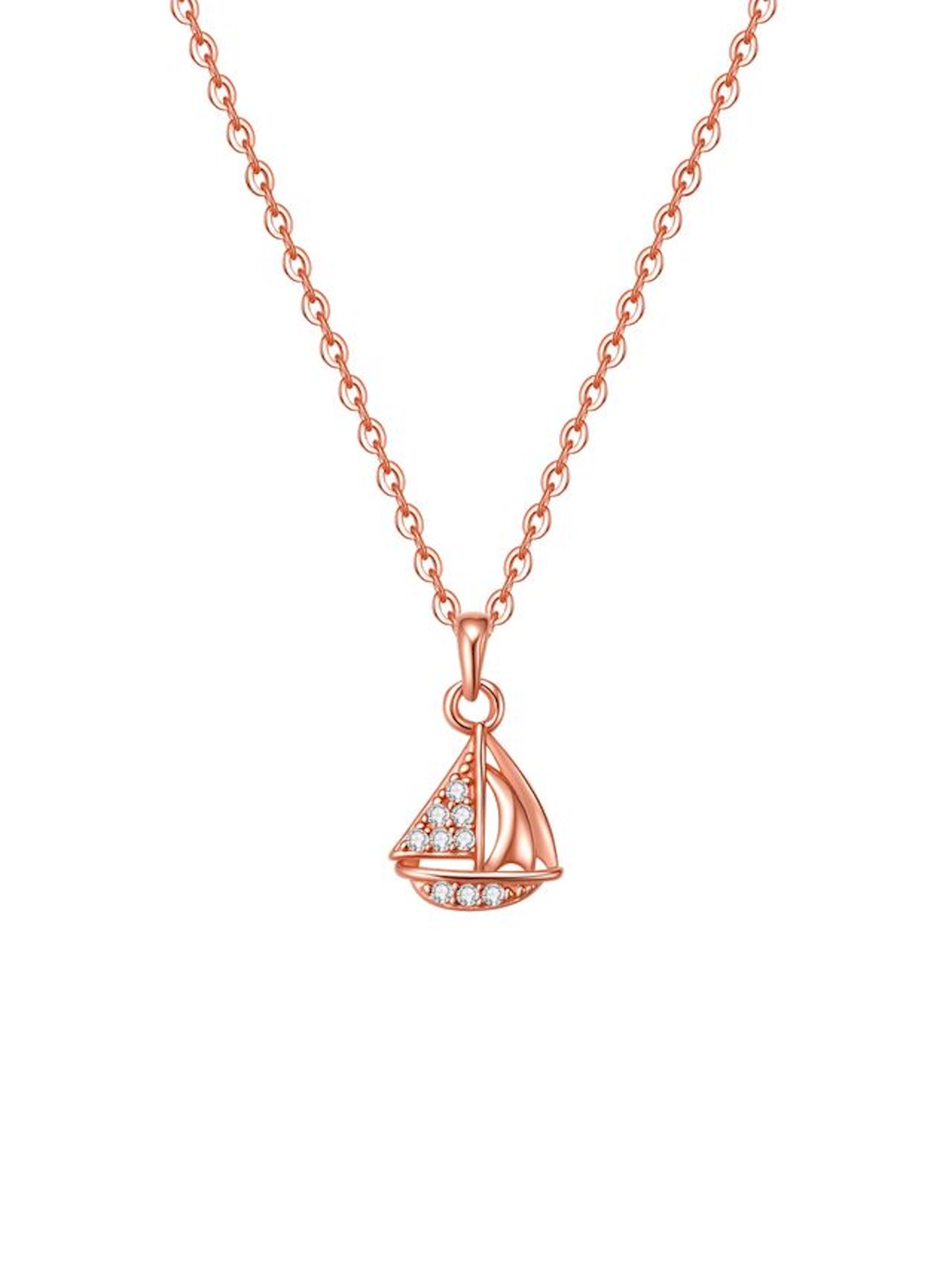 Hey Happiness Ketting 'Sailboat Sparkle' in Goud