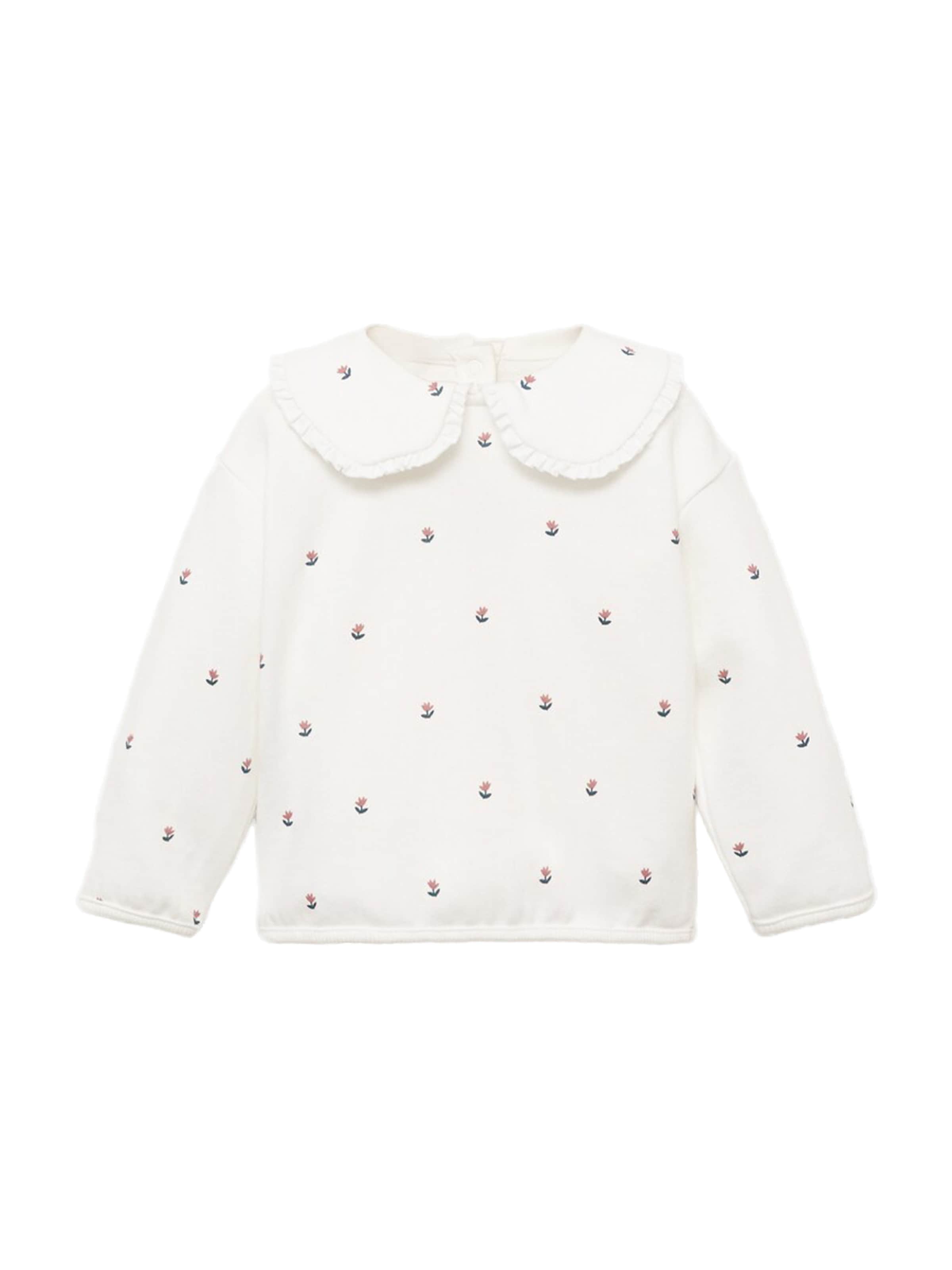 MANGO KIDS Sweatshirt 'MEDELLIN' i vit: framsida
