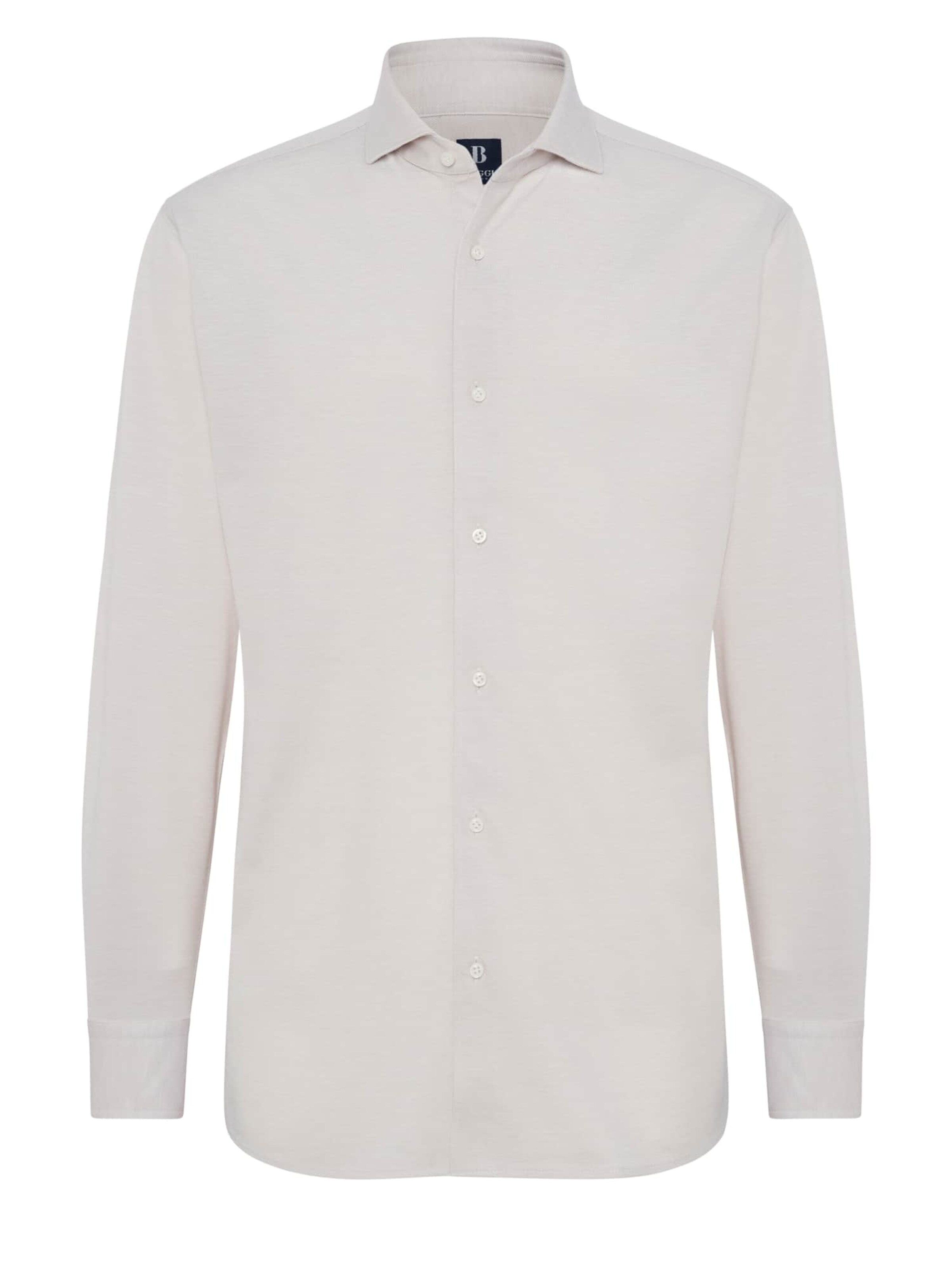 Boggi Milano Regular Fit Hemd in Grau: Vorderseite