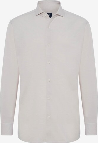 Boggi Milano Regular fit Button Up Shirt in Grey: front