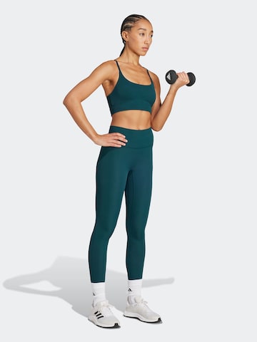 ADIDAS PERFORMANCE Бюстие Спортен сутиен 'ALL ME' в зелено
