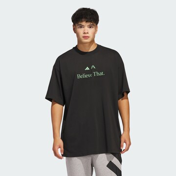 ADIDAS PERFORMANCE Performance shirt 'Anthony Edwards Believe That' in Black: front