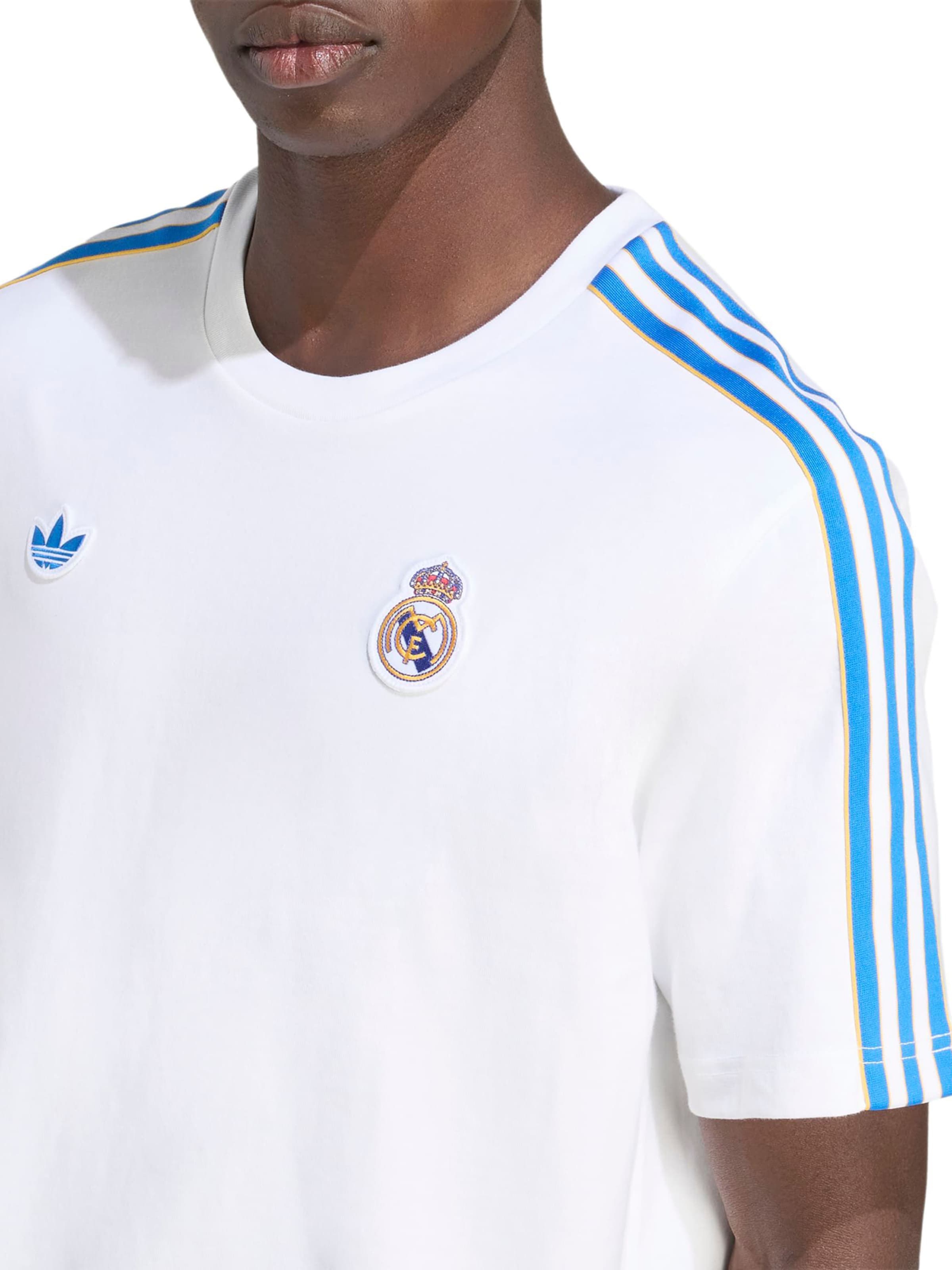 T-Shirt fonctionnel 'Real Madrid Terrace Icons' ADIDAS PERFORMANCE en blanc
