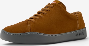 CAMPER Platform trainers ' Peu Touring ' in Brown: front
