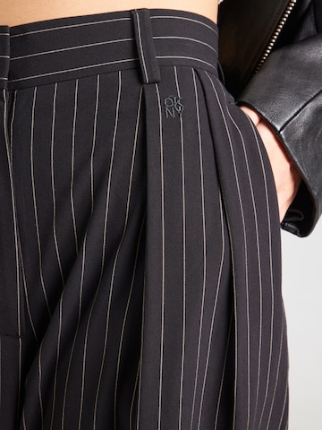 DKNY Wide Leg Hose in Schwarz
