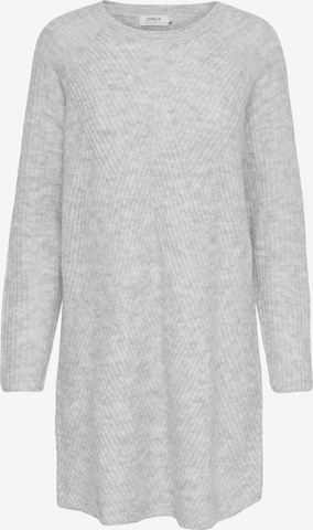 ONLY Knitted dress 'Carol' in Grey: front