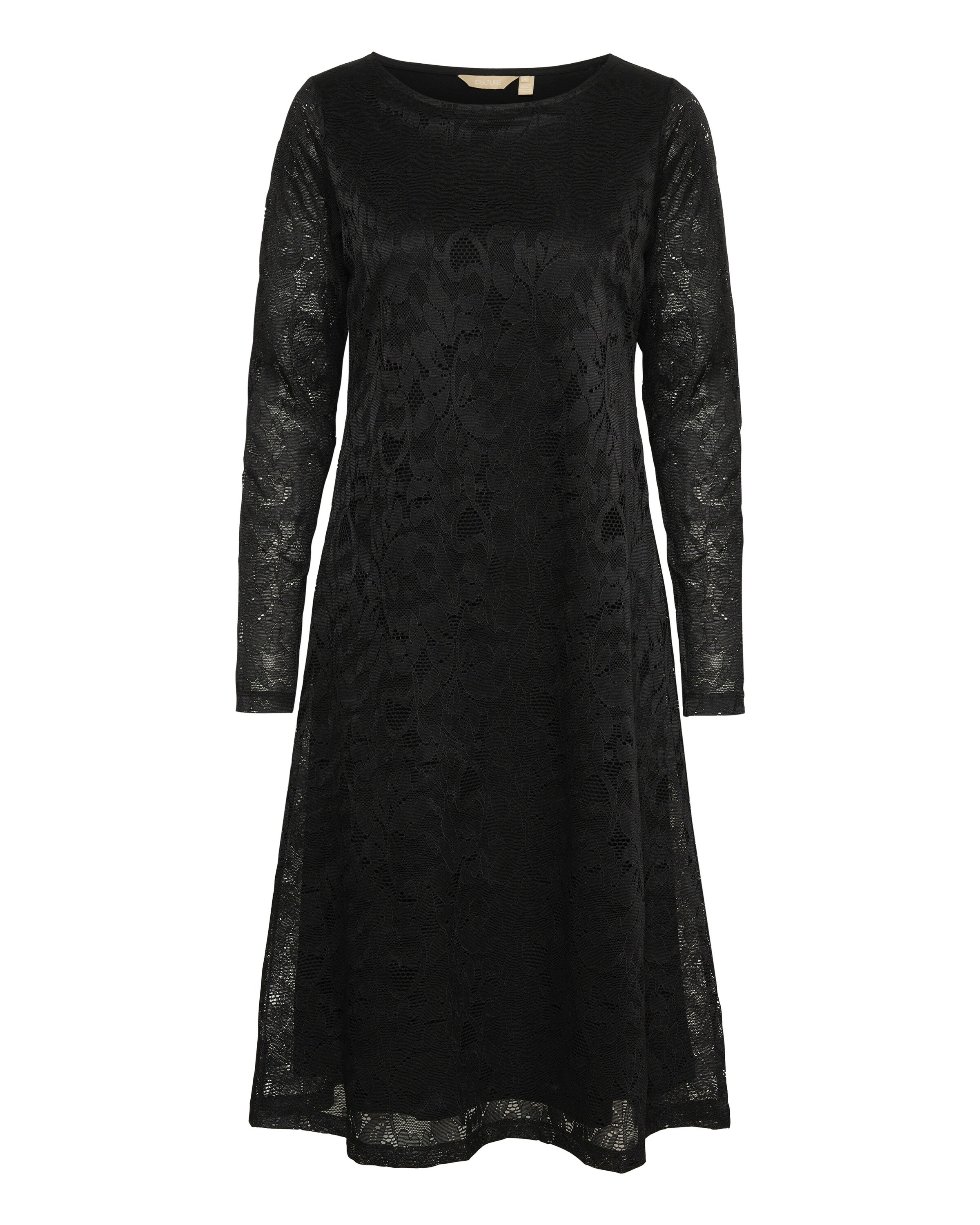CULTURE Jurk in Zwart: voorkant