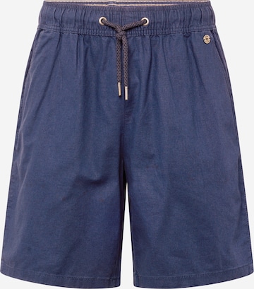 BLEND Regular Панталон в синьо: отпред
