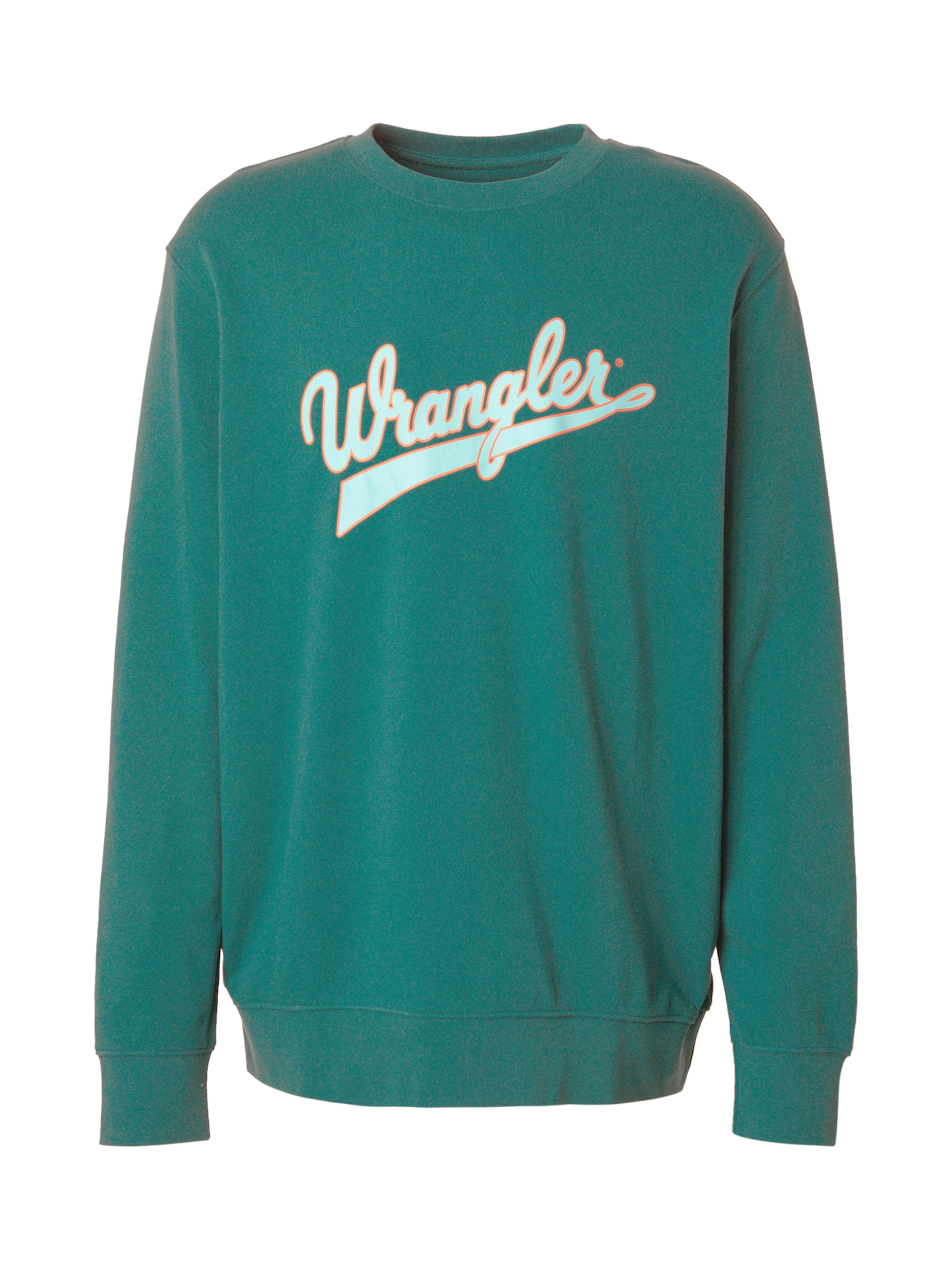 WRANGLER Tréning póló - zöld: elől