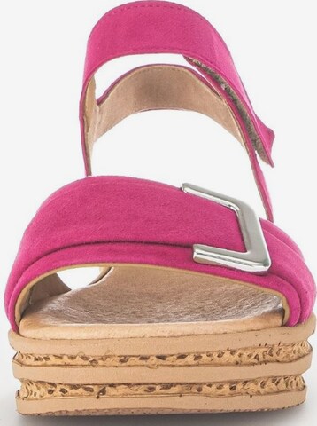 GABOR Strap Sandals in Pink