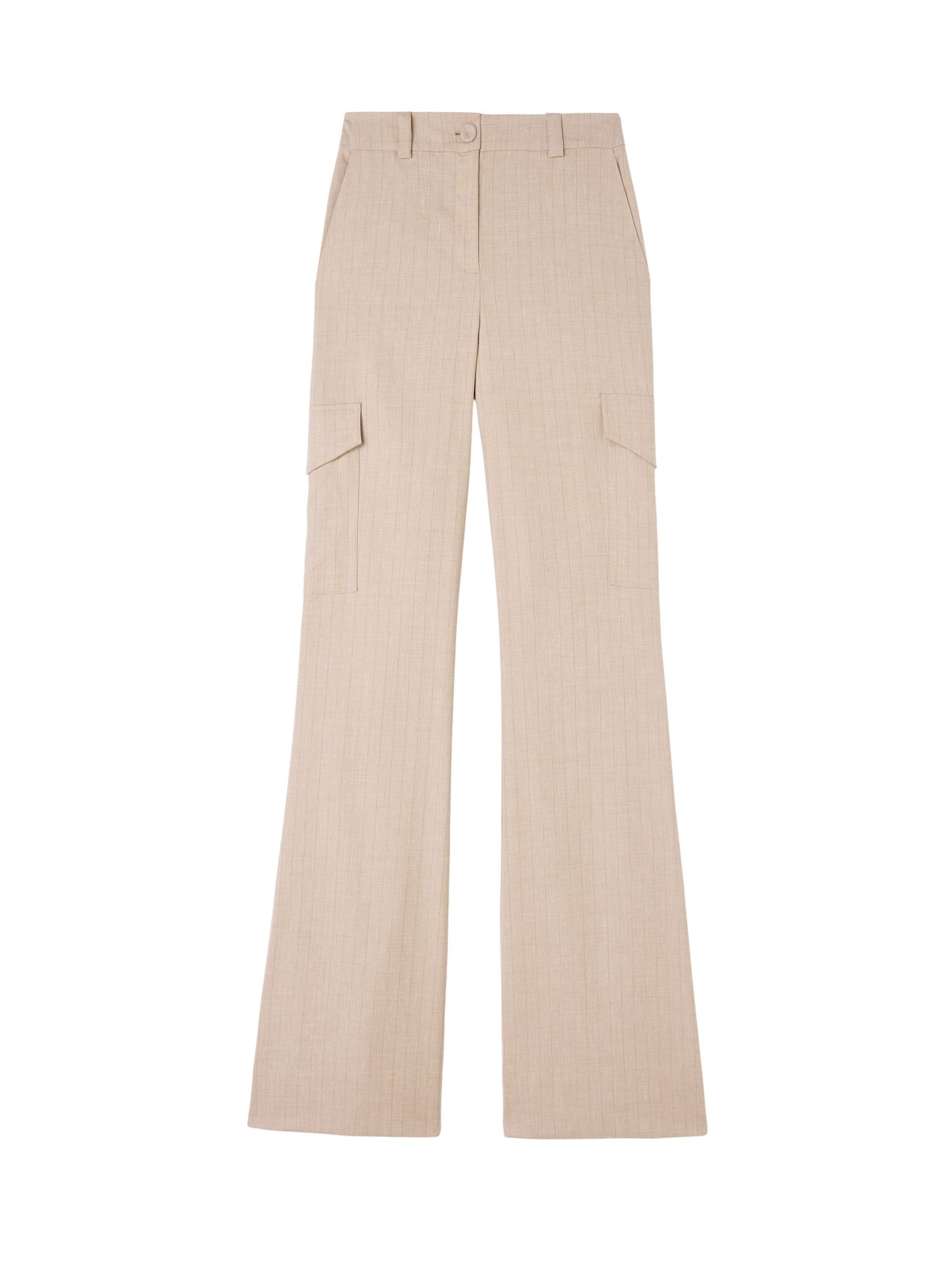adl Regular Cargobroek in Beige: voorkant