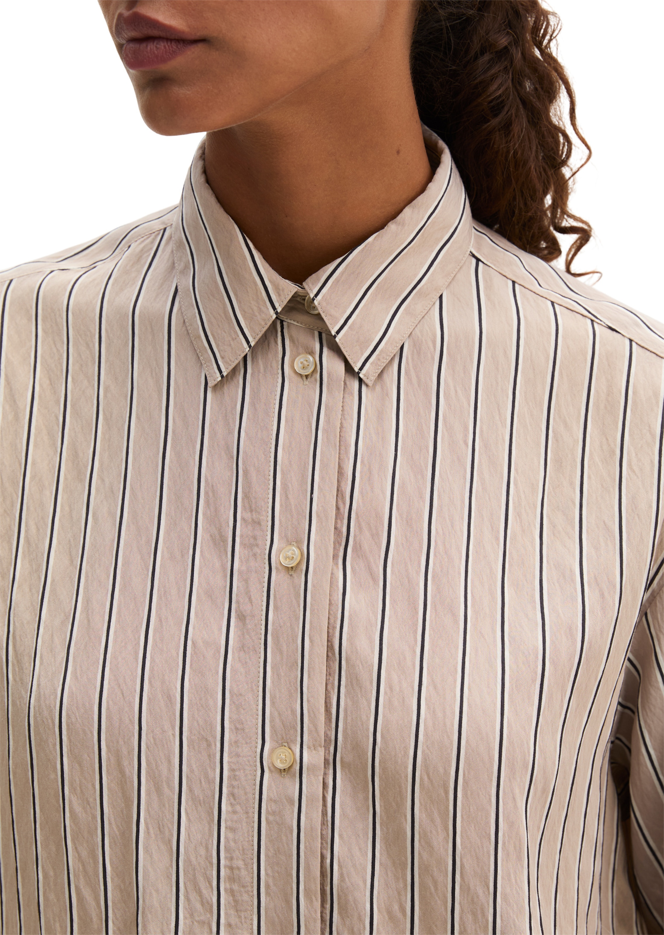 Marc O'Polo Blouse in Beige: voorkant