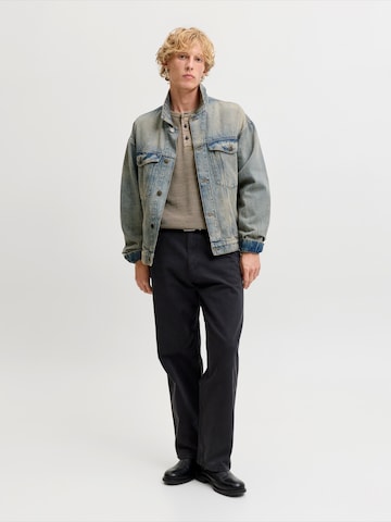 JACK & JONES Loosefit Housut 'JWHAlex' värissä musta