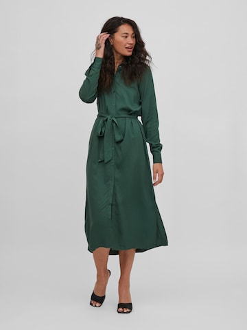 VILA Košeľové šaty 'Morose' - Zelená: predná strana