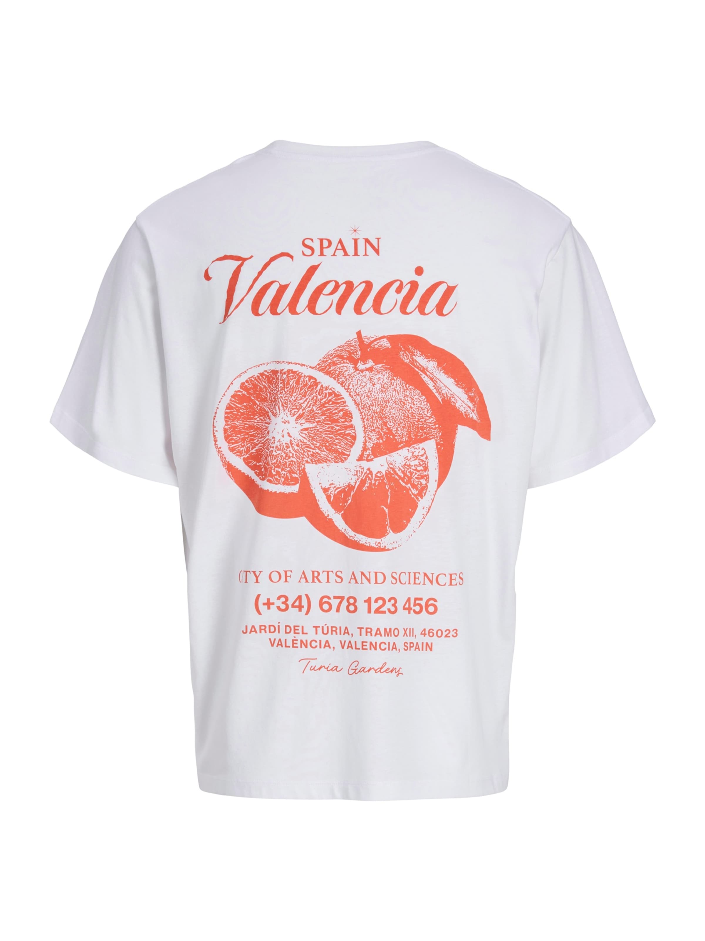 JACK & JONES Μπλουζάκι 'JORVACATION' σε λευκό