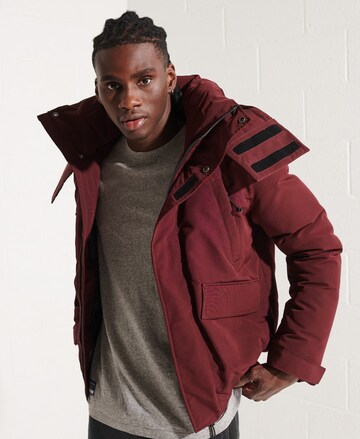 Superdry Übergangsjacke 'Everest' in Rot