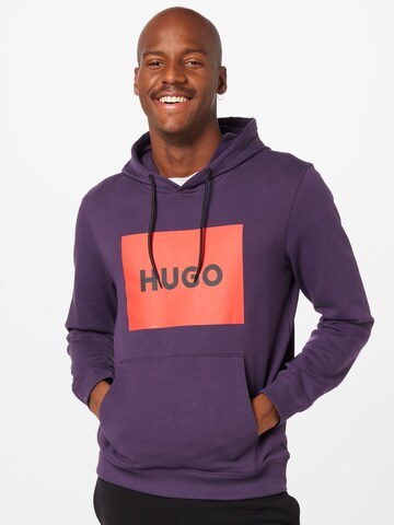 HUGO Red Sweatshirt 'Duratschi' i lilla: forside