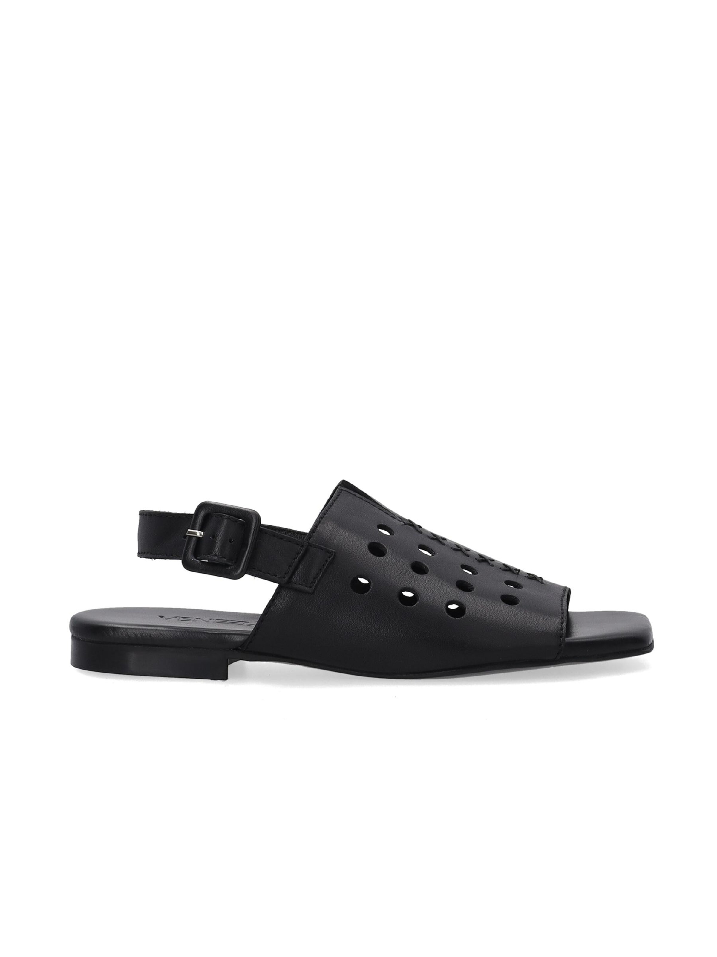 VENEZIA Sandals in Black: front