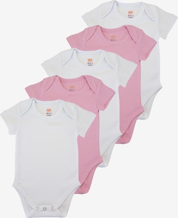 M.M.C. Romper/Bodysuit 'Body Kurzarm' in Pink: front