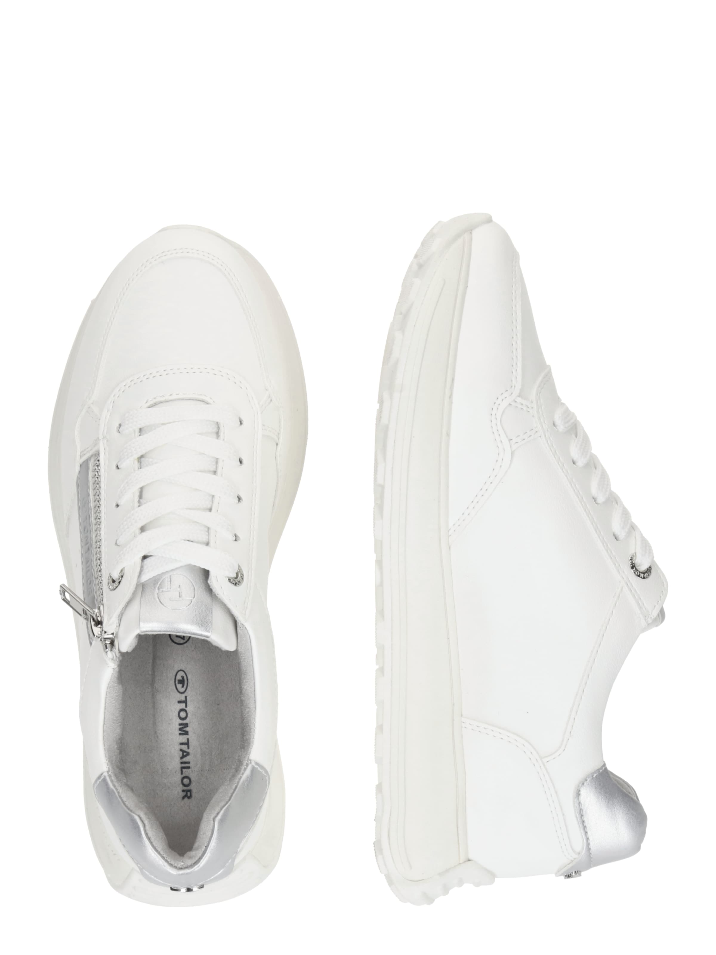 TOM TAILOR Sneaker in Weiß