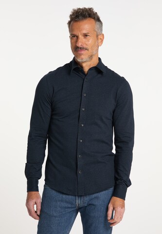 DreiMaster Maritim Slim fit Overhemd in Blauw: voorkant