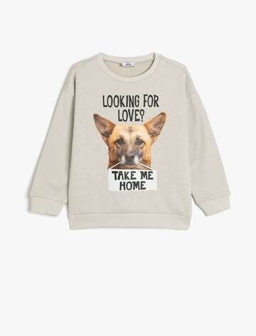 Koton Sweatshirt in Grau: Vorderseite