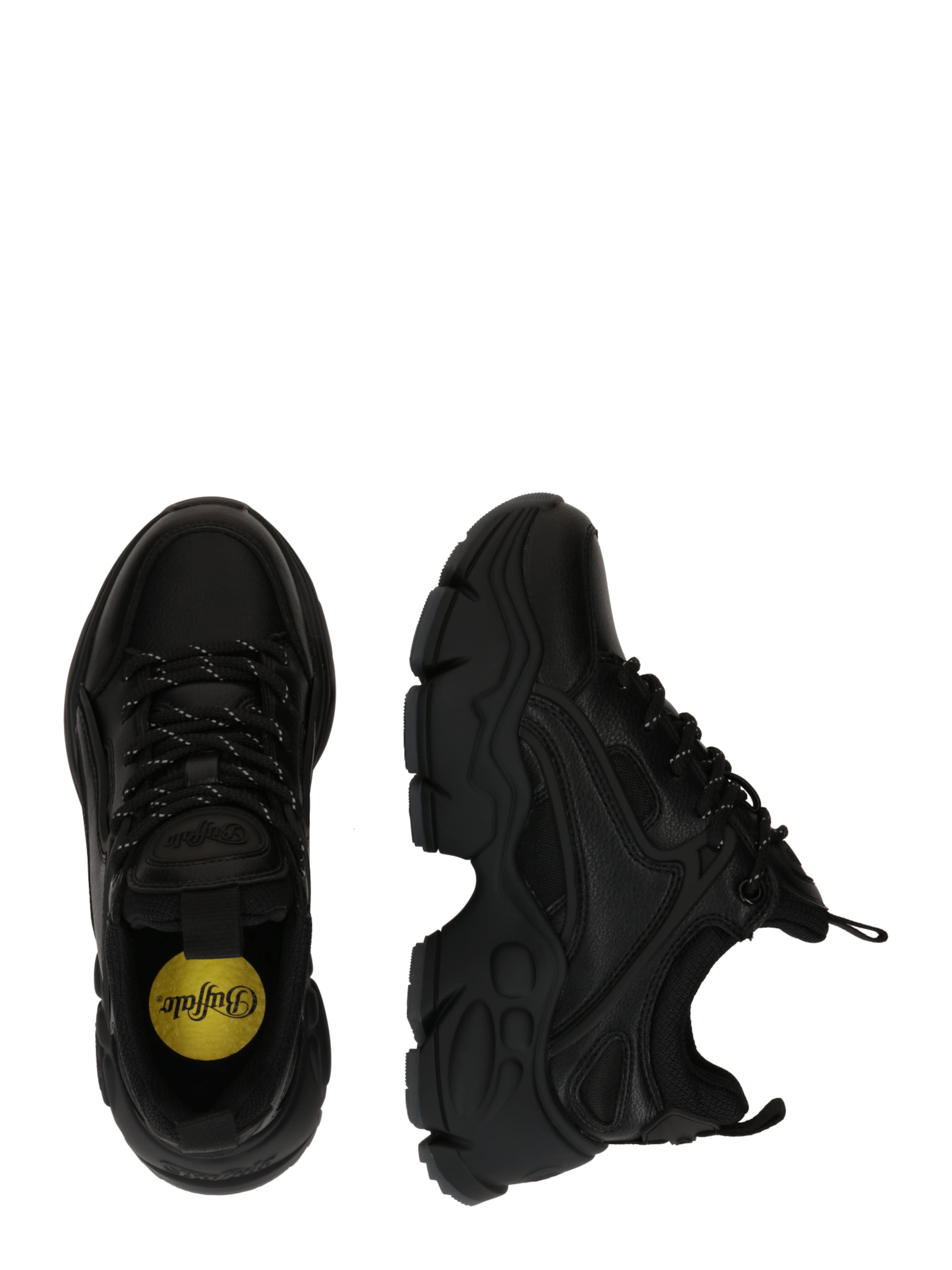 BUFFALO Matalavartiset tennarit 'Binary C' värissä musta